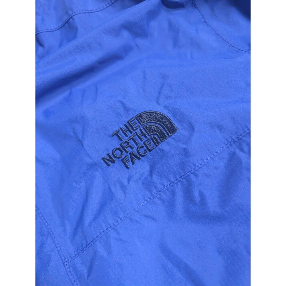 The North Face Rain Jacket Mens Large Blue Resolve 2 Dryvent Full Zip Hooded
